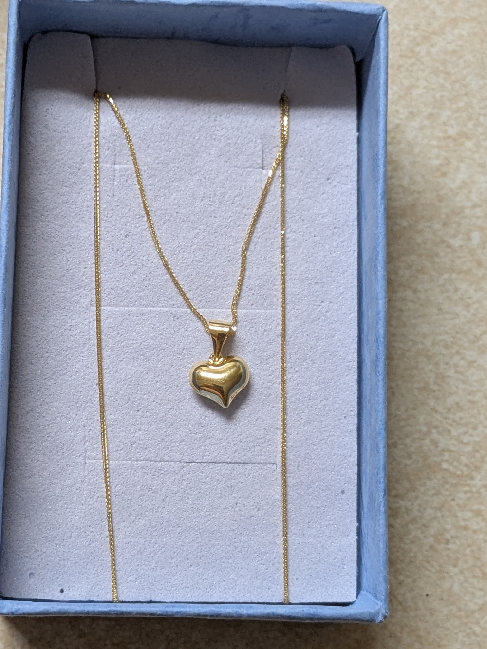 Gold Heart Pendant Necklace - Women Jewelry